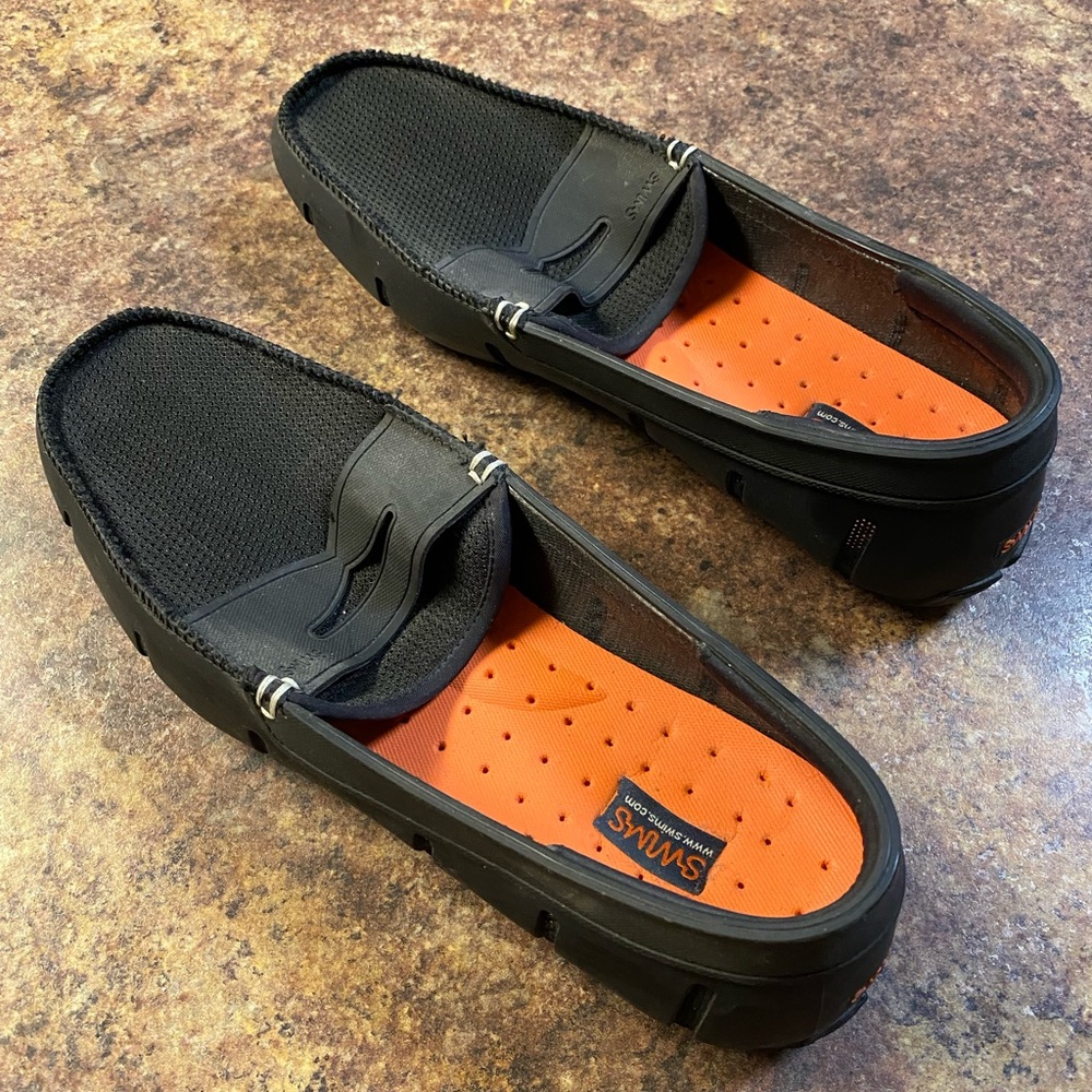 Swims Black  penny loafers